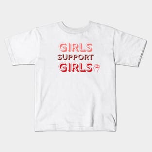 Girls Support Girls Kids T-Shirt